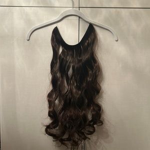 Dark Brown Halo Hair Extensions